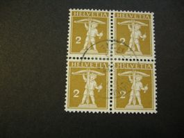 1909 TELLKNABE MIT ARBRUST, FEINER VOLLSTEMPEL, TYPE 1, 117