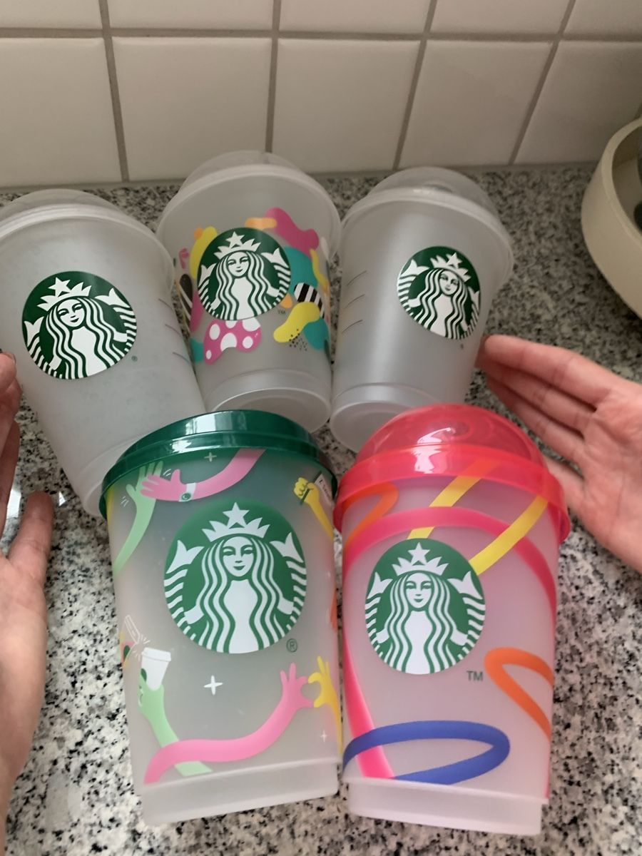 Contenitori & Simili: 5 Starbucks Becher – Usato da Ellikon an der Thur venduto da Bali1999