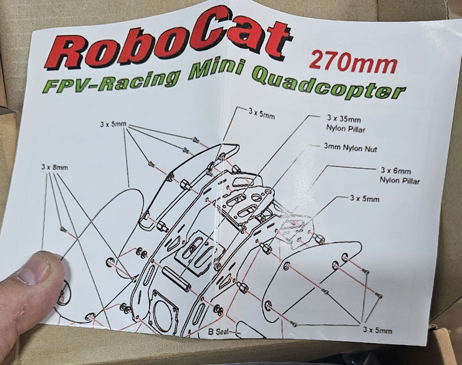 RC Modellbau: RoboCat FPV-Racing Mini Quadcopter (Bausatz) – Neu und originalverpackt aus St. Gallen von