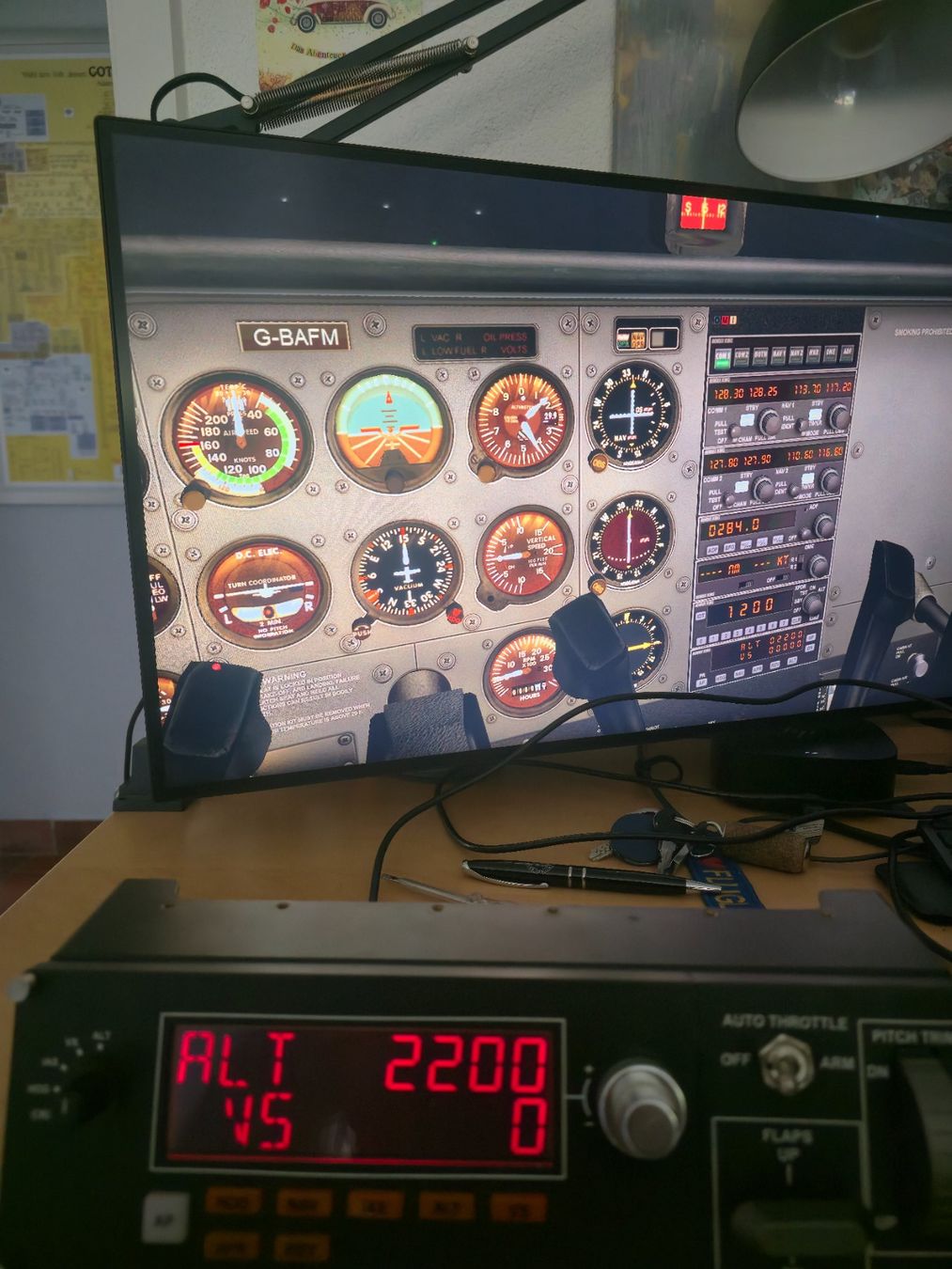 Saitek Manettes: Logitech G Saitek Pro Flight Multi Panel – D'occasion à Langnau am Albis par Thueppi 1