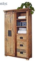 Industrial Highboard / Schrank aus Mangoholz