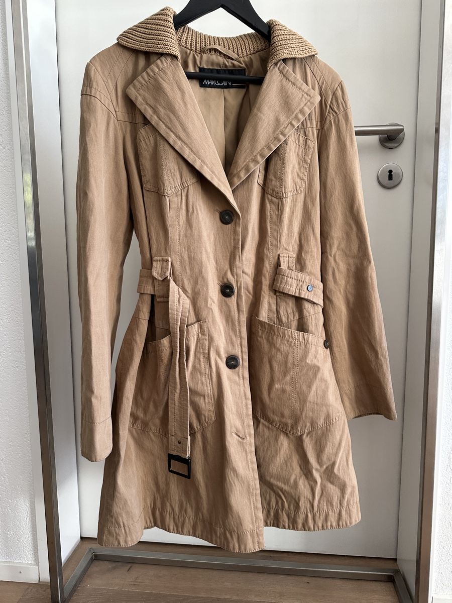Marc Cain Cappotti: Marc Cain Trenchcoat hellbraun mit Gürtel  – Usato da Speicher venduto da pat_ddn8 4