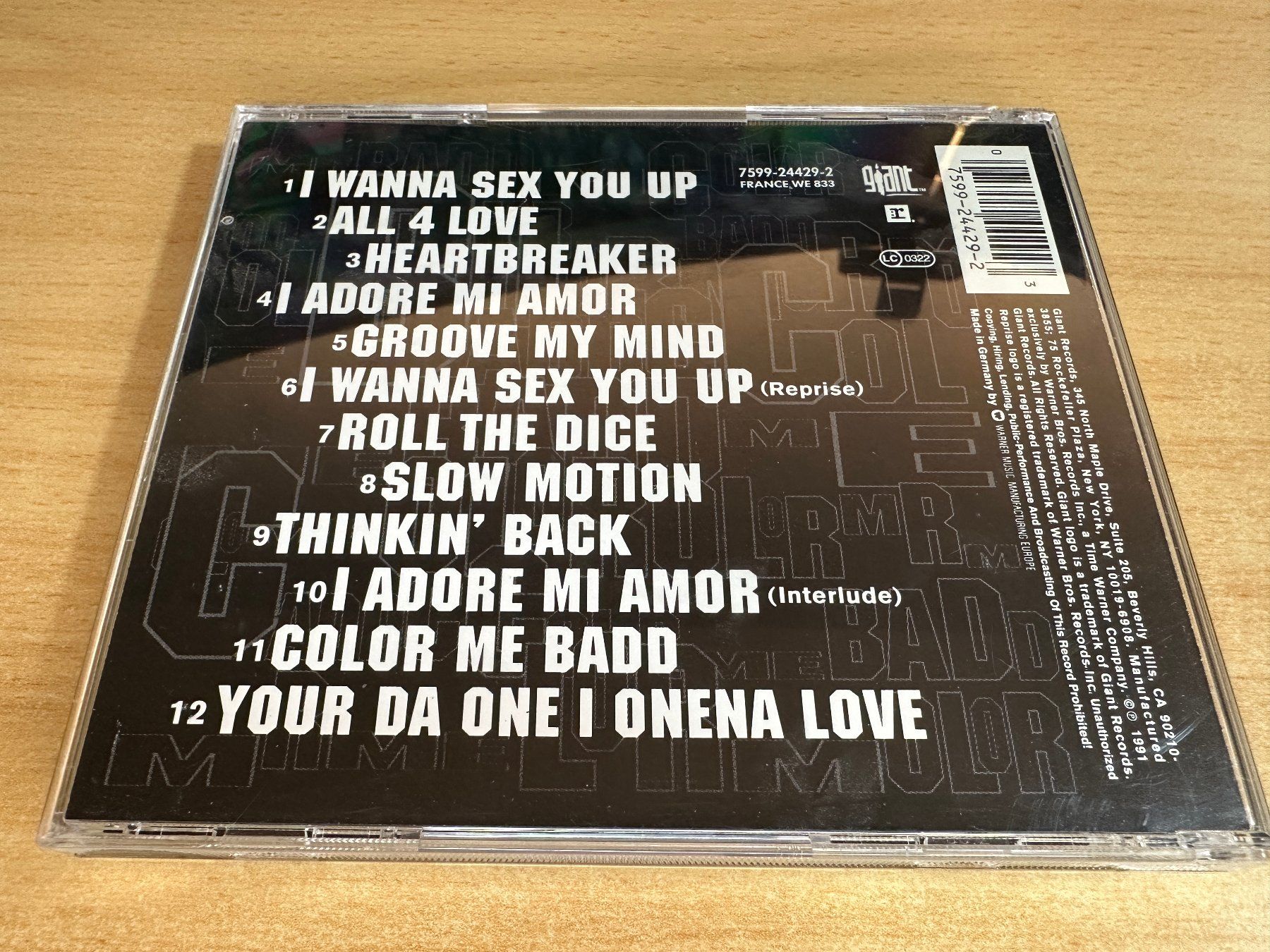 CD: Color Me Badd – C.M.B. – Usato da Rikon im Tösstal venduto da Alpenmutz 1