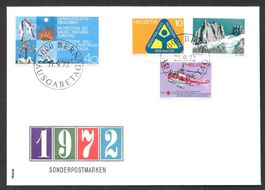 FDC Serie 516-519 ET 21.9.1972 schön illustriert