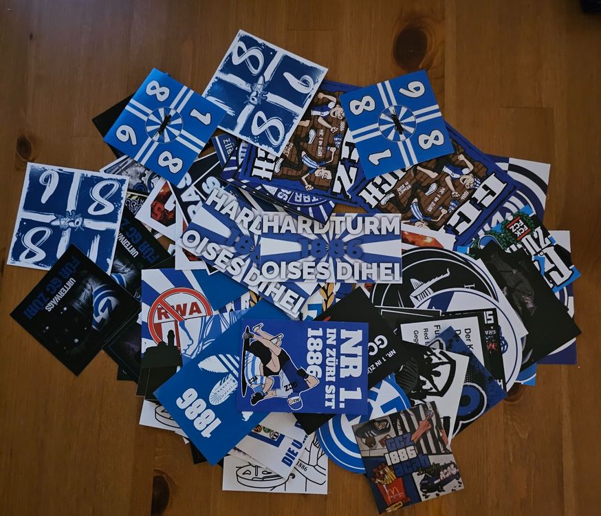 GC Zürich Stickerset (Neu und originalverpackt) in Amriswil für CHF 15 ...