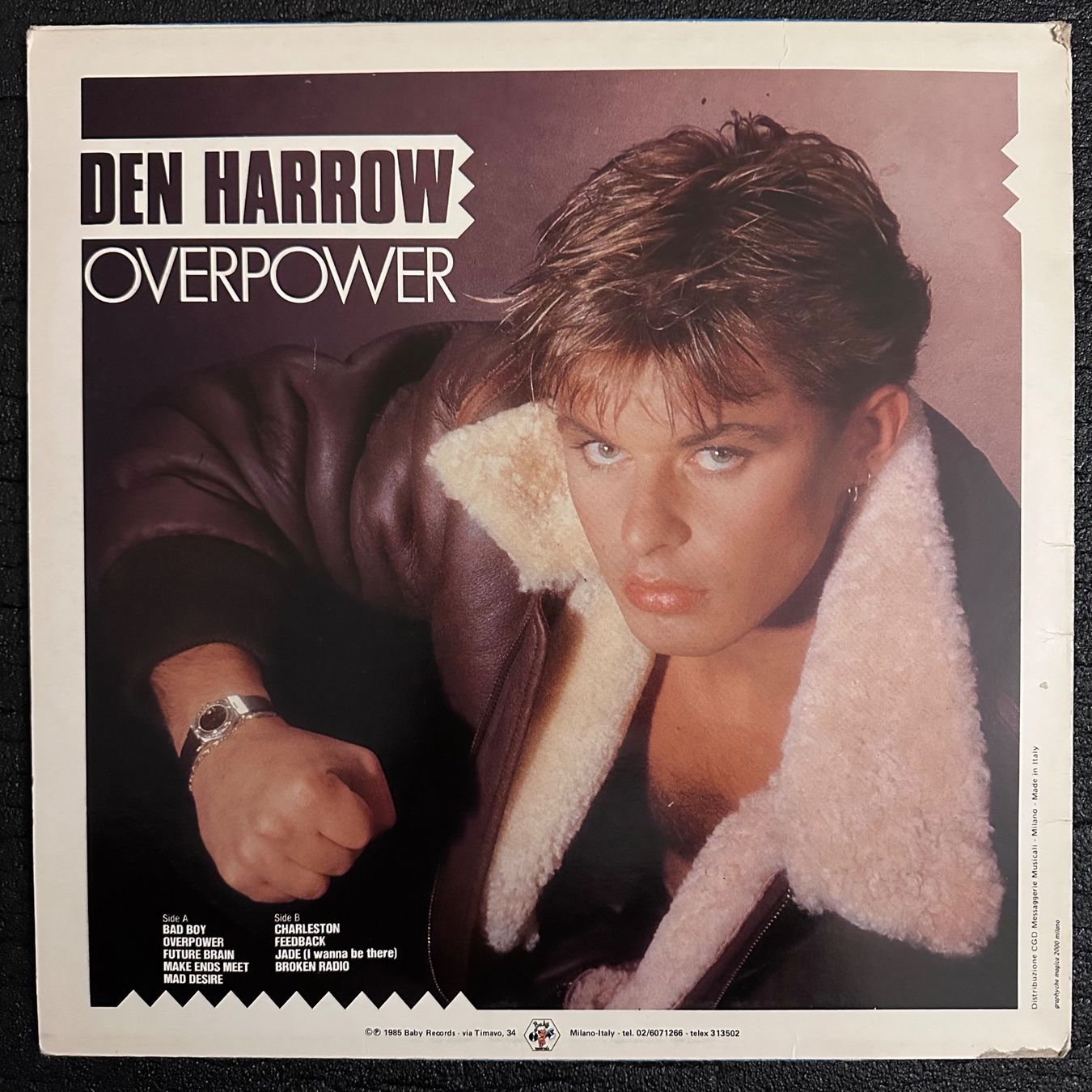 Dischi in vinile: LP - Den Harrow - Overpower – Usato da Breganzona venduto da Onairda75 1