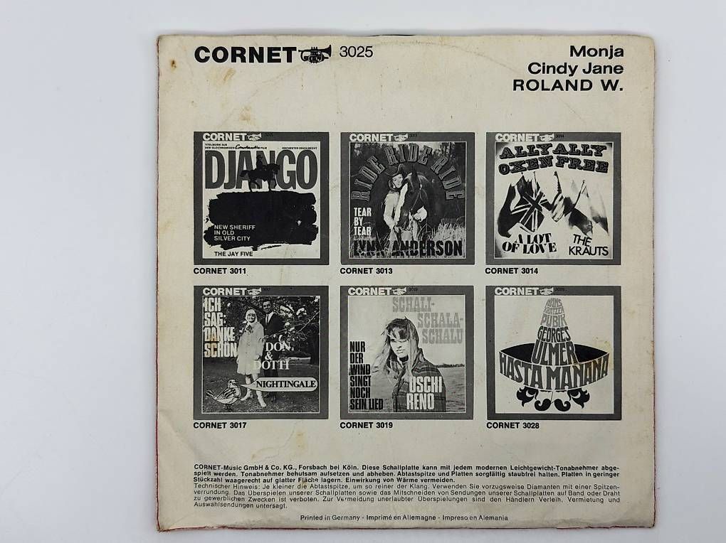 Dischi in vinile: Roland W.  Monja, Single Vinyl, 7" – Usato da Winterthur venduto da Roli56 1