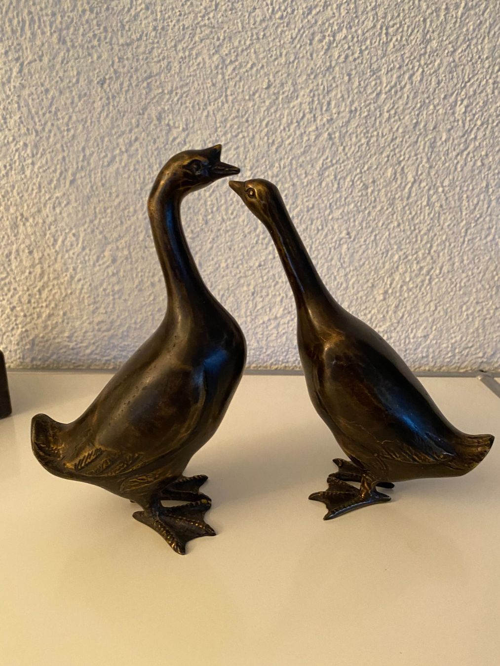 Sculture & Statue: Bronze, 2 schnatternde Gänse – Nuovo (secondo la descrizione) da Zürich venduto da eileenchen1 4
