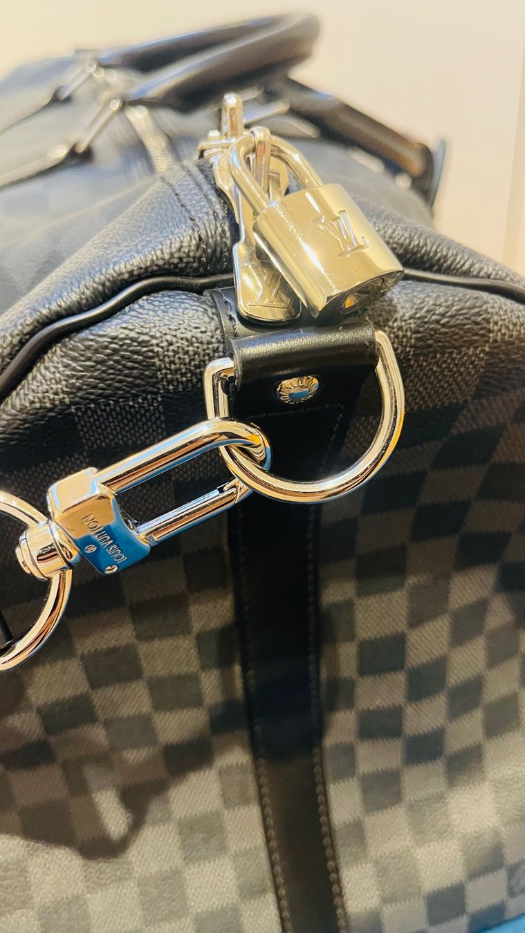 Louis Vuitton Borse: ORIGINAL Louis Vuitton Reisetasche Keepall 55 Damier Graphit – Nuovo (secondo la descrizione) da Oberbuchsiten venduto da aria783 4