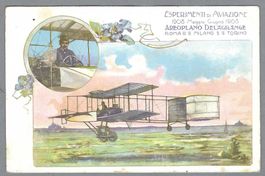 1908 MAGGIO-GIU., MILANO ESPERIMENTI D'AVIAZIONE, DELAGRANGE