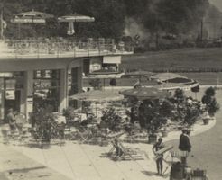 Strandbad Interlaken - alte Karte