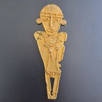 Kolumbien Antik Figure Tunjo muisca GelbGold 8.18 gramm