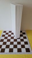 10 x KLAPPBAR BRAUN WEISS SCHACHPLAN
