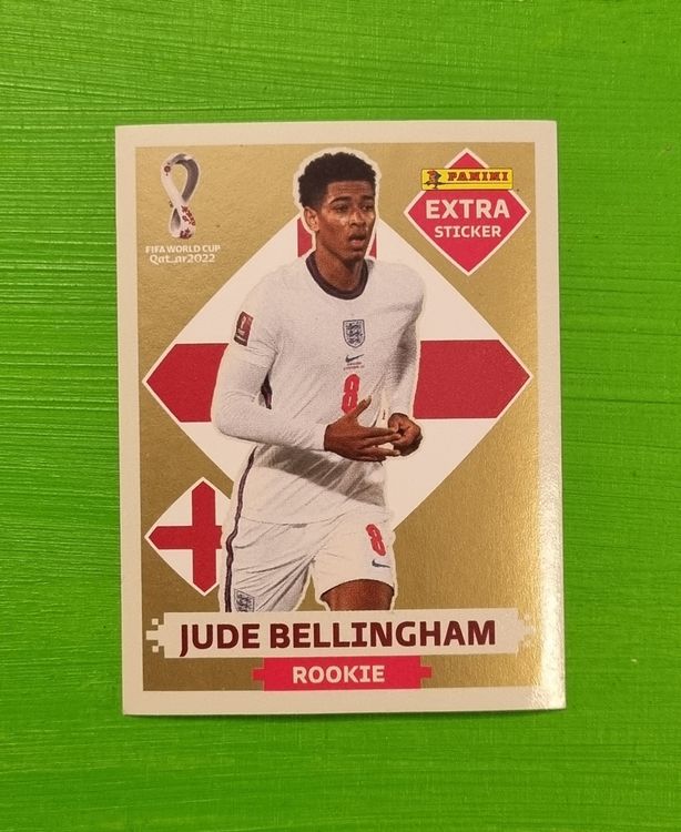 Jude Bellingham extra sticker Gold Panini 2022 | Kaufen auf Ricardo