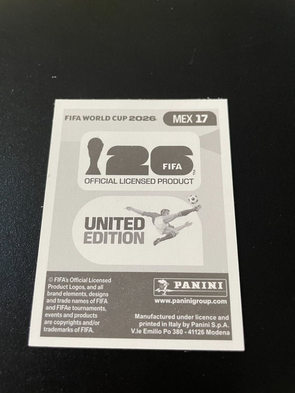Panini Carte collezionabili: FIFA WM 2026 Sticker MEX 17 – Usato da Fahrwangen venduto da Venez 1