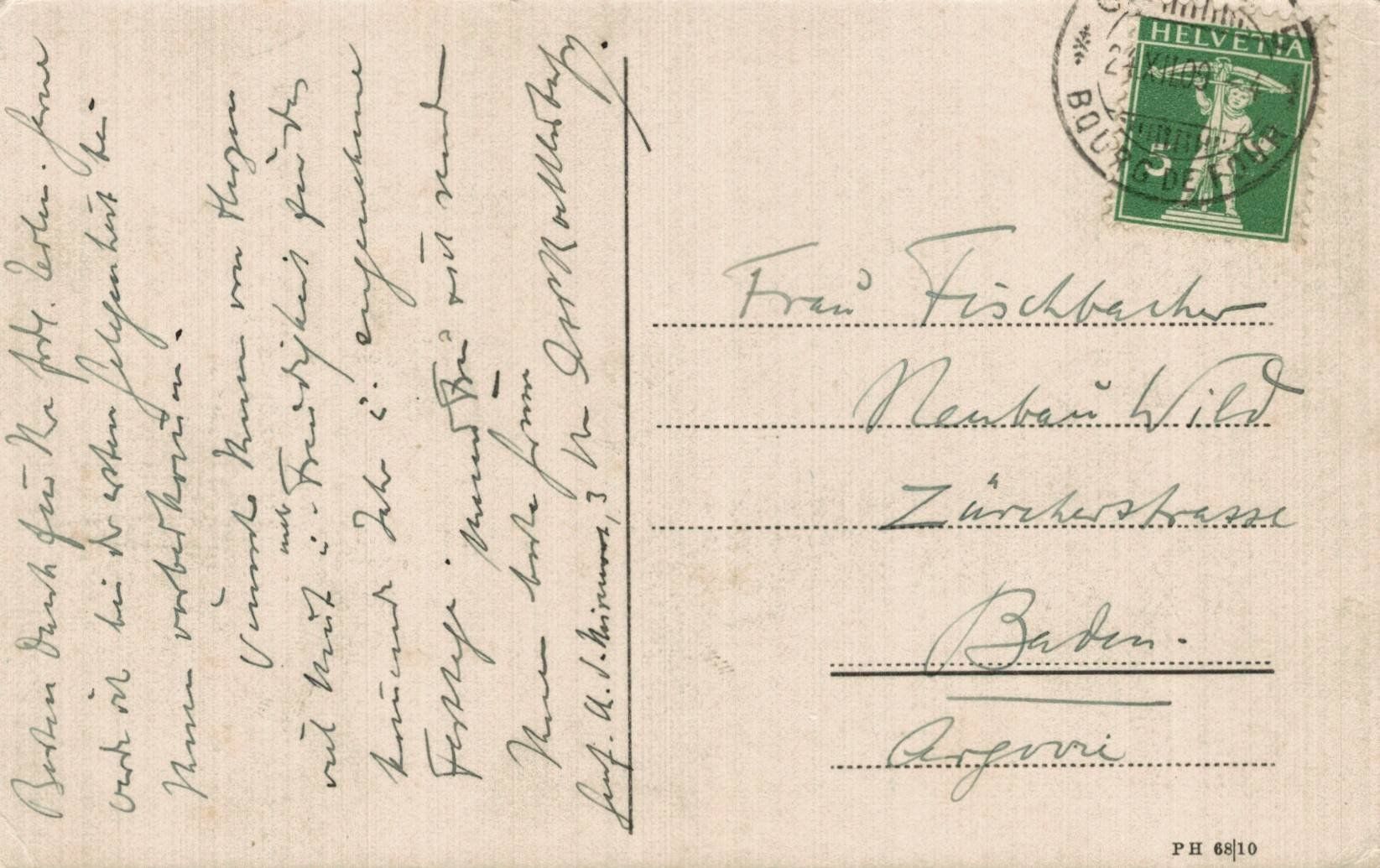 Cartoline postali: Originale alte Ansichtskarte von Genf – Usato da Oberkirch LU venduto da sa_kr 1