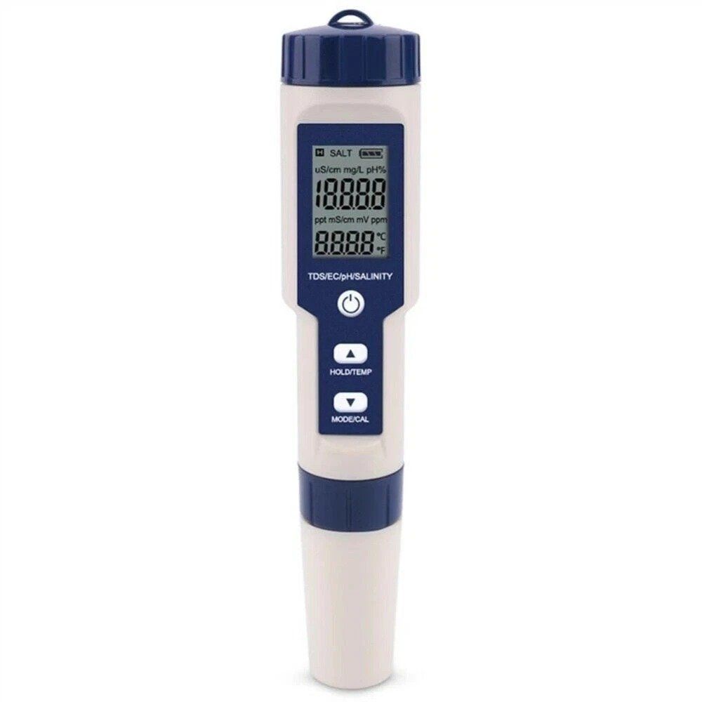 Misurare: Messgerät Digital PH TDS EC 5in1 Wassertester Mit leuchtung – Nuovo (secondo la descrizione) da Kirchdorf AG venduto da Restposten110 2