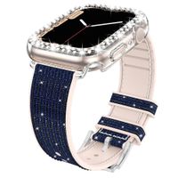 Bling Damen Blau armband Für Apple Watch 49mm Ultra 1 oder 2