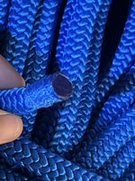 Boot Seil Blau Durchmesser 14mm Länge ca 29m