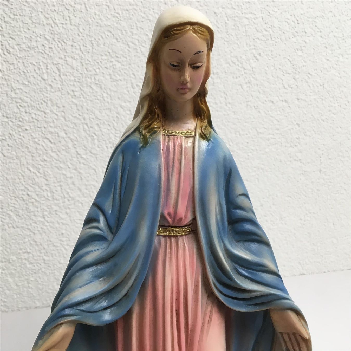 Statuette: Madonnafigur mit Schlange, Steinmasse – Usato da Rheineck venduto da emma.gut 6