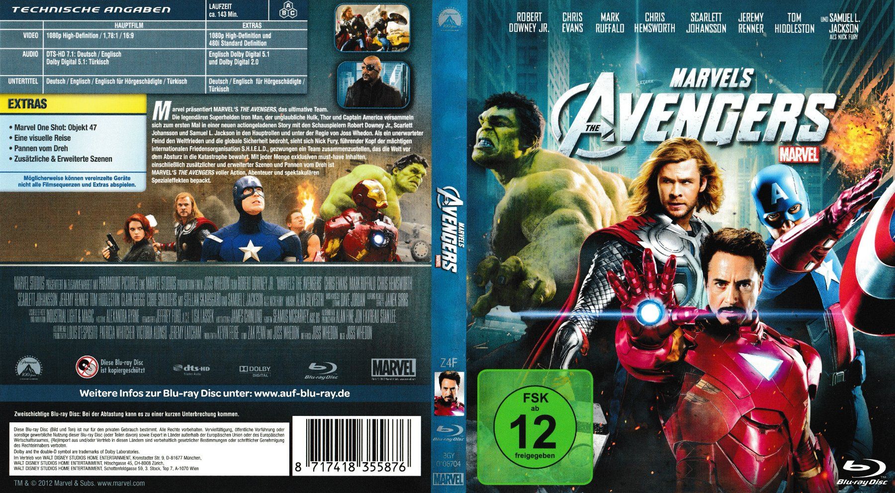 Alle DVDs: Blu-Ray - Marvel’s The Avengers – Gebraucht aus Langnau am Albis von MediaRescuerKeLoX