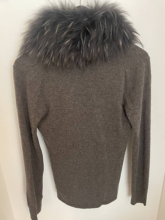 Giacche: Wolle-/Kaschmirjacke mit Pelzkragen – Usato da Zürich venduto da Lara.01 3