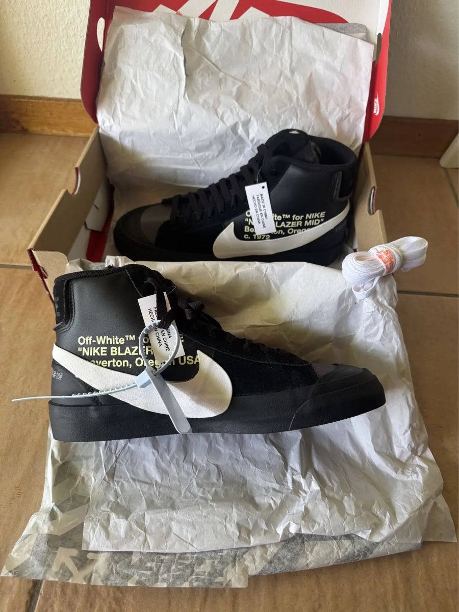 Off-White Scarpe da uomo: Nike x Off-White Blazer Mid Grim Reaper – Nuovo e nell'imballaggio originale da La Neuveville venduto da William_T