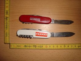 2 Werbemesser Taschenmesser Klappmesser