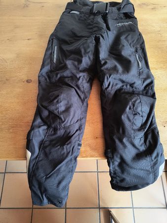 Motorradhose Mohawk schwarz für Damen Grösse S 38-40 kurz