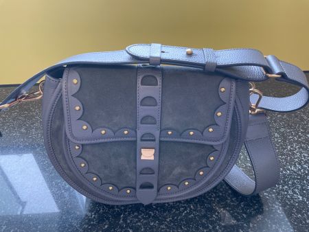 Coccinelle Wild Suede Umhängetasche Grau - Neuwertig!