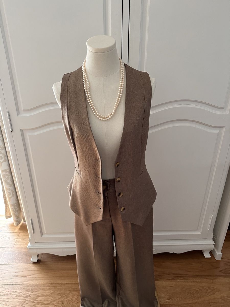 Completi & Tailleur: Hosenanzug goldig s – Nuovo (secondo la descrizione) da Pfaffhausen venduto da Klaras_second_hand 1
