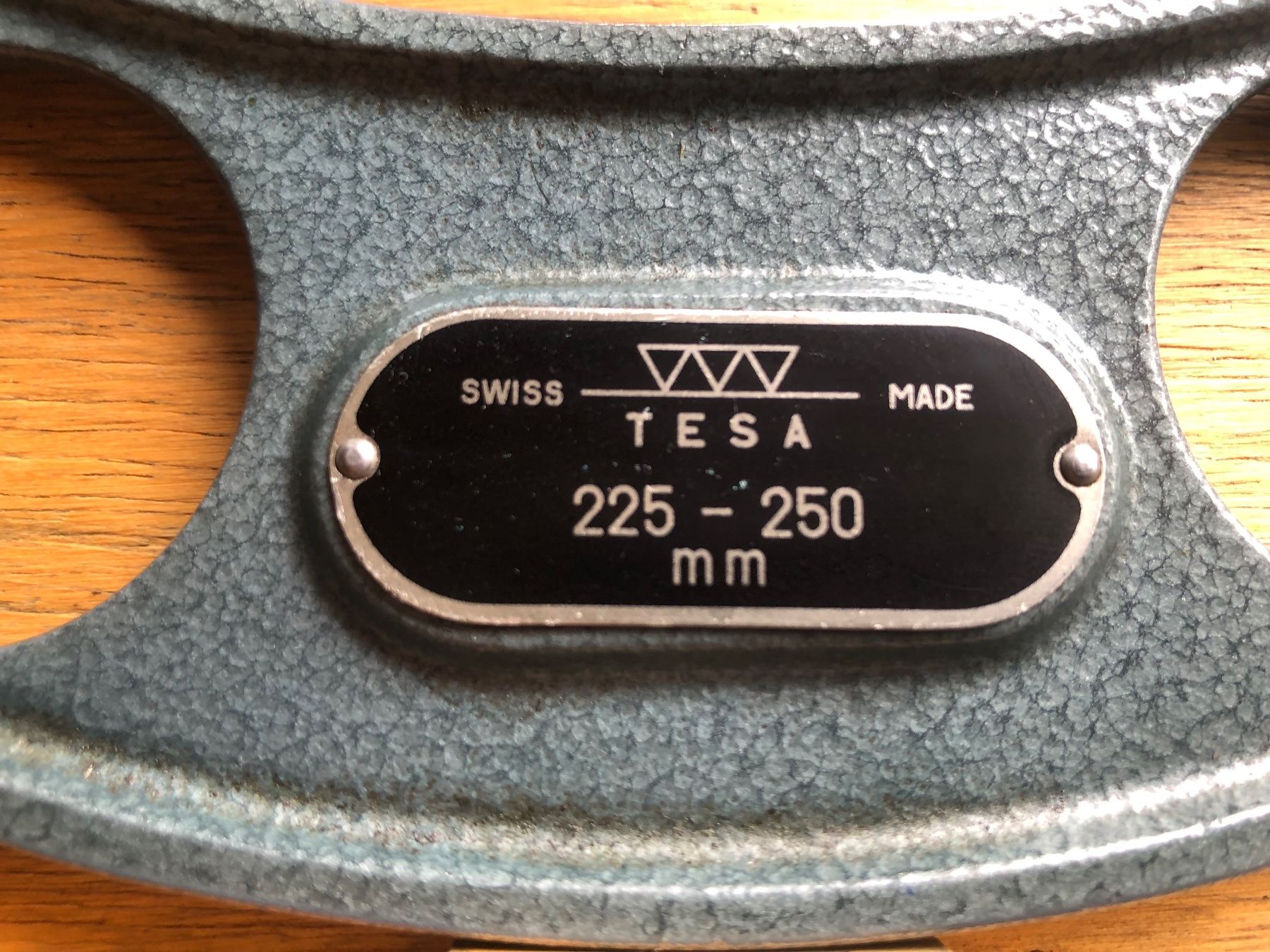 Tesa Misurare: Tesa Micromètre 225-250mm – Usato da fleurier venduto da monk34 1