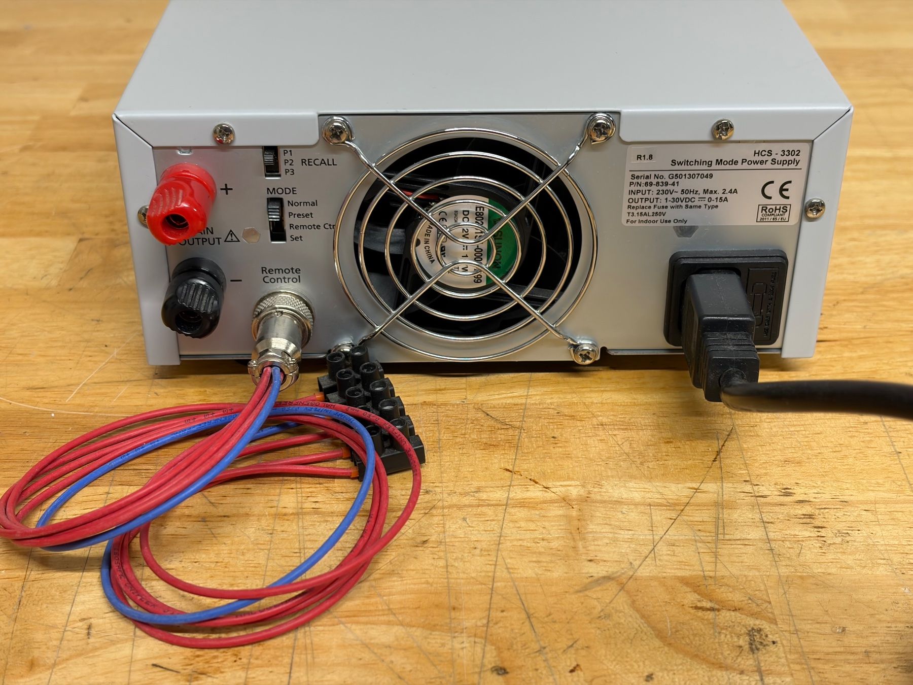 Elektrotechnik: Manson HCS-3302 Labornetzgerät, neuwertig – Gebraucht aus Safenwil von jalumme 3