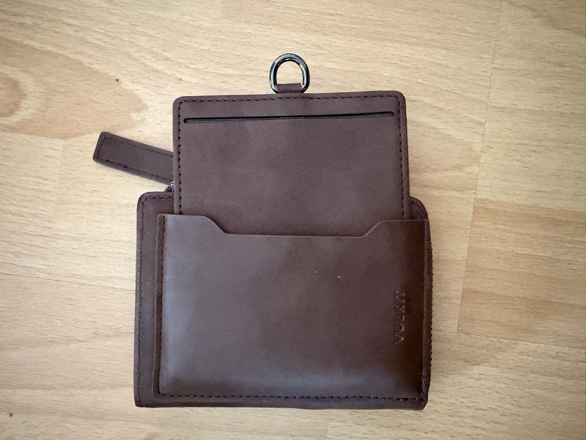 Portafogli: Volkit card holder brown leather zip pocket – Nuovo (secondo la descrizione) da Zürich venduto da Wick.j 3