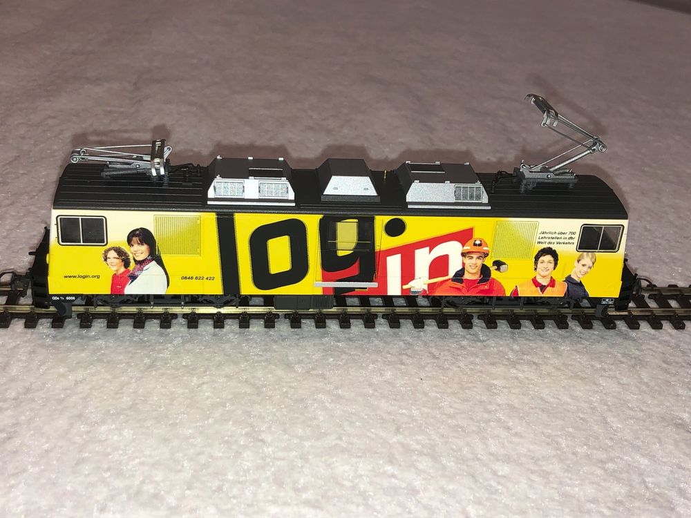 Bemo Modelleisenbahnen: BEMO 1280 326 MOB GDe 4/4 6006 "Login" Hom analog neuf – Neu und originalverpackt aus Echandens von sprite2
