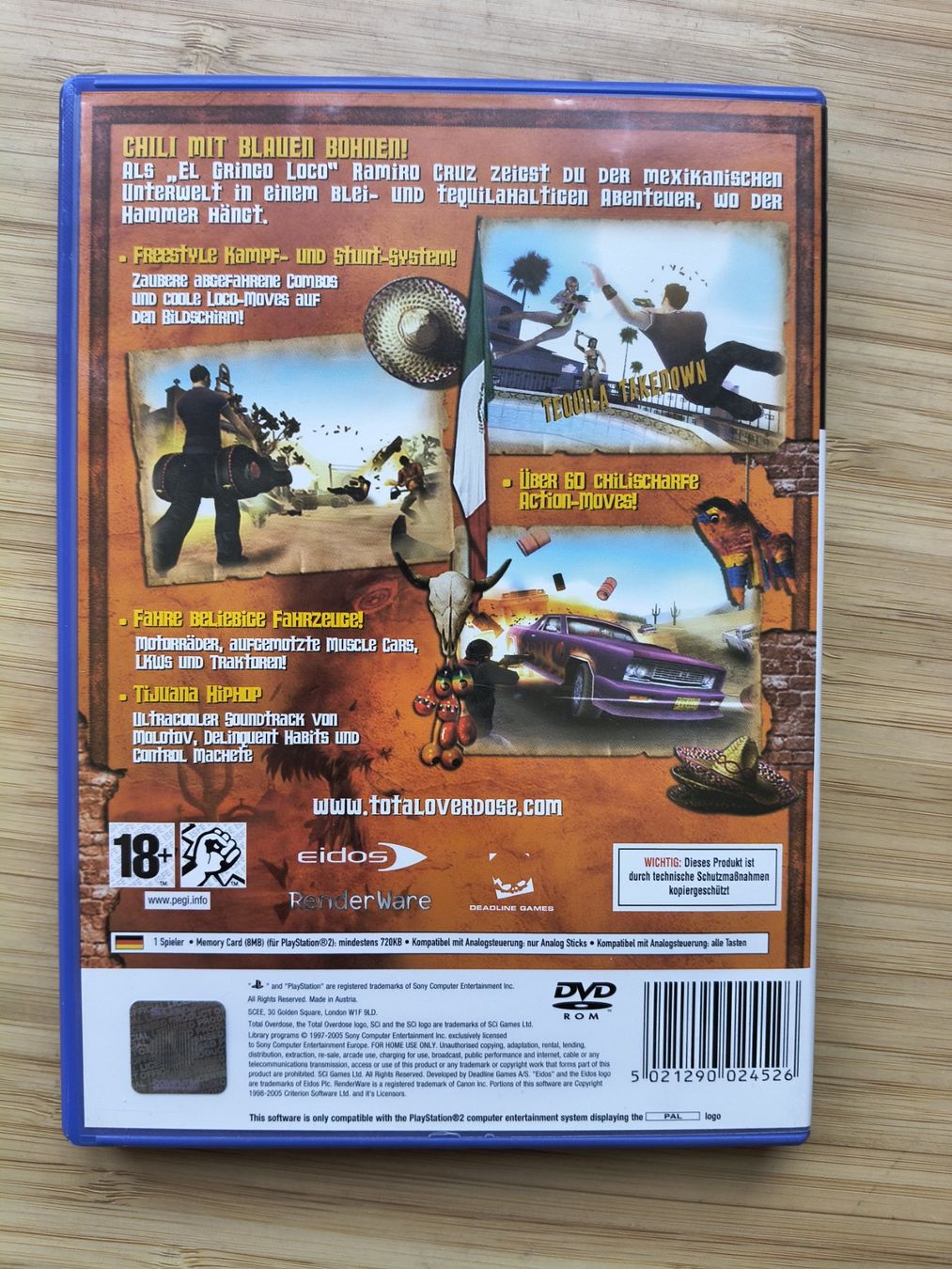 Giochi: Total Overdose (PS 2) – Usato da Riedholz venduto da ste_96cd 1