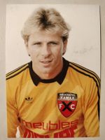 Alte Autogramm Karte von Karl Engel , Neuchatel Xamax FC
