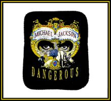 Aufnäher *Michael Jackson* - Nr. 7123 (leicht verzogen)