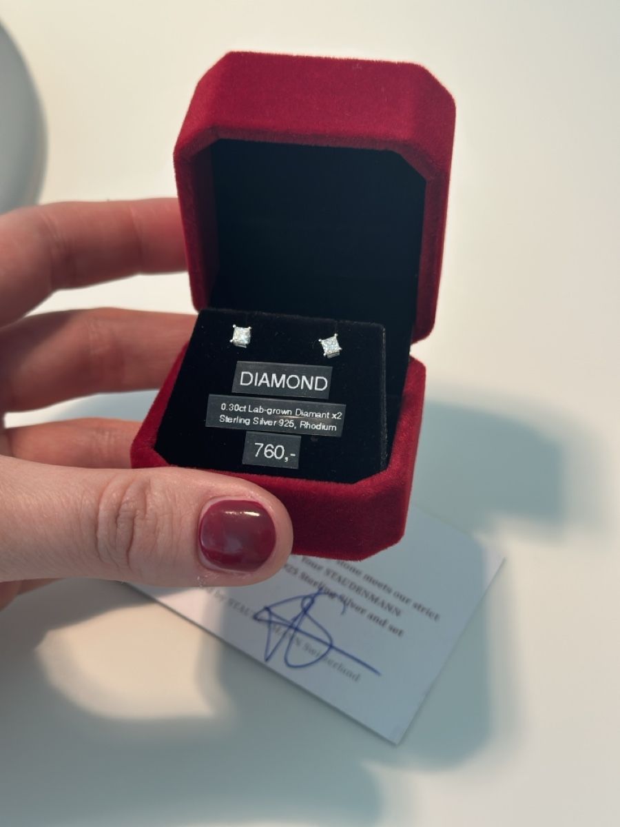 Orecchini pendenti & Orecchini a lobo: Diamond Earrings – Nuovo e nell'imballaggio originale da Richterswil venduto da L.Staudenmann