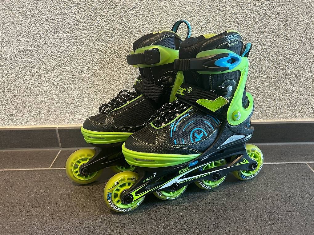 Pattini in linea & Pattini a rotelle: KTec Inline Skates, verstellbar, Grösse 32-35 – Usato da Hildisrieden venduto da Albi35