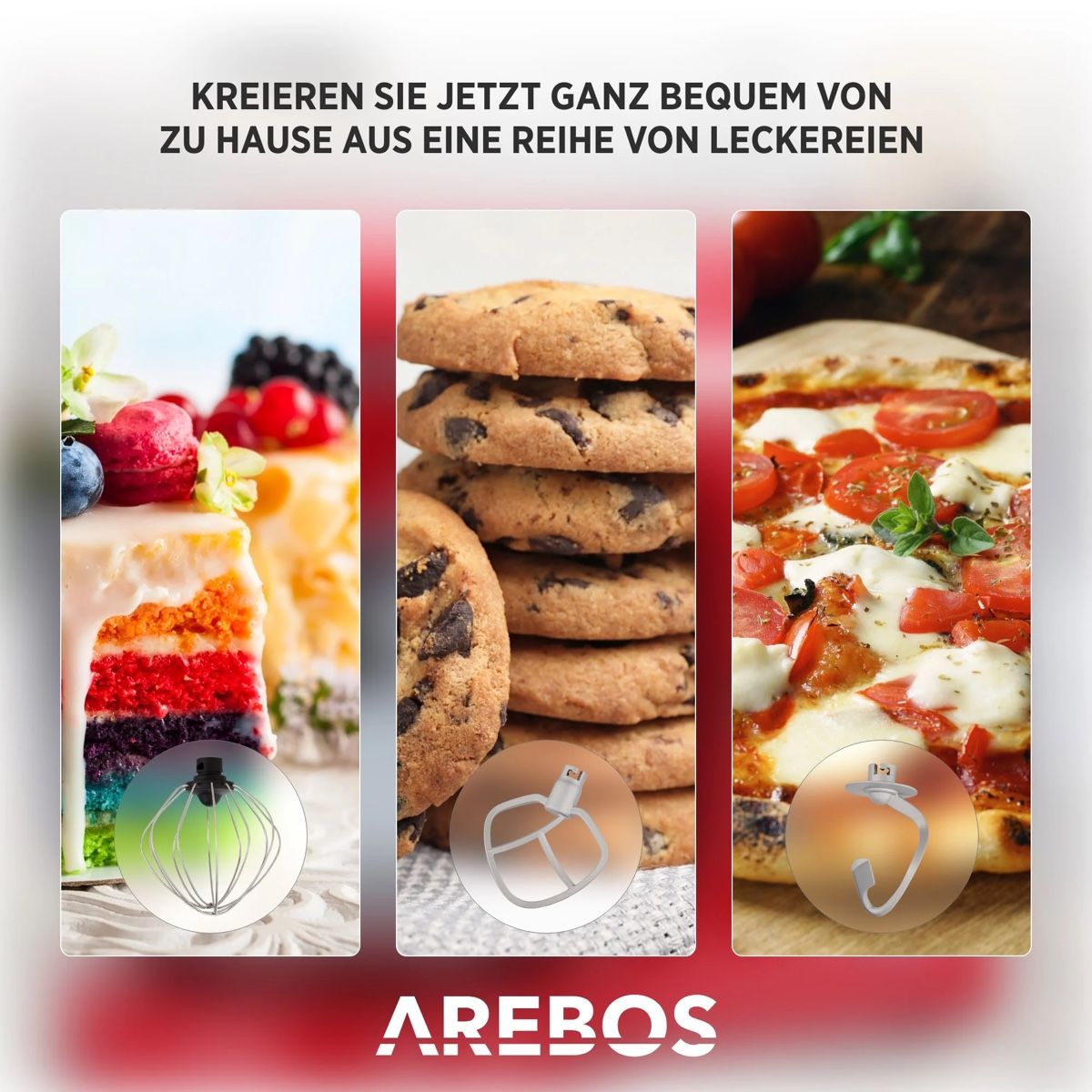 Elettrodomestici da cucina: Küchenmaschine 1500W – Nuovo (secondo la descrizione) da Nebikon venduto da warendiscount 2