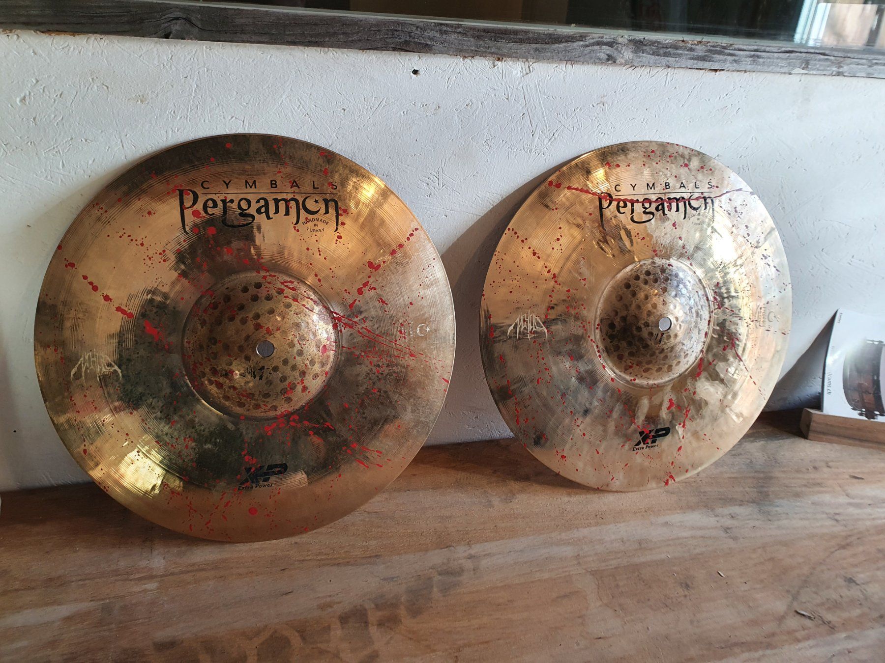 Strumenti musicali: Pergamon Cymbals XP Extra Power Series 14'' Hit-Hats – Usato da Zufikon venduto da Resonance-Drums