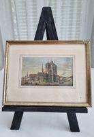 Antiker Stich? Handkoloriert? Stadtansicht Münster 19. Jh