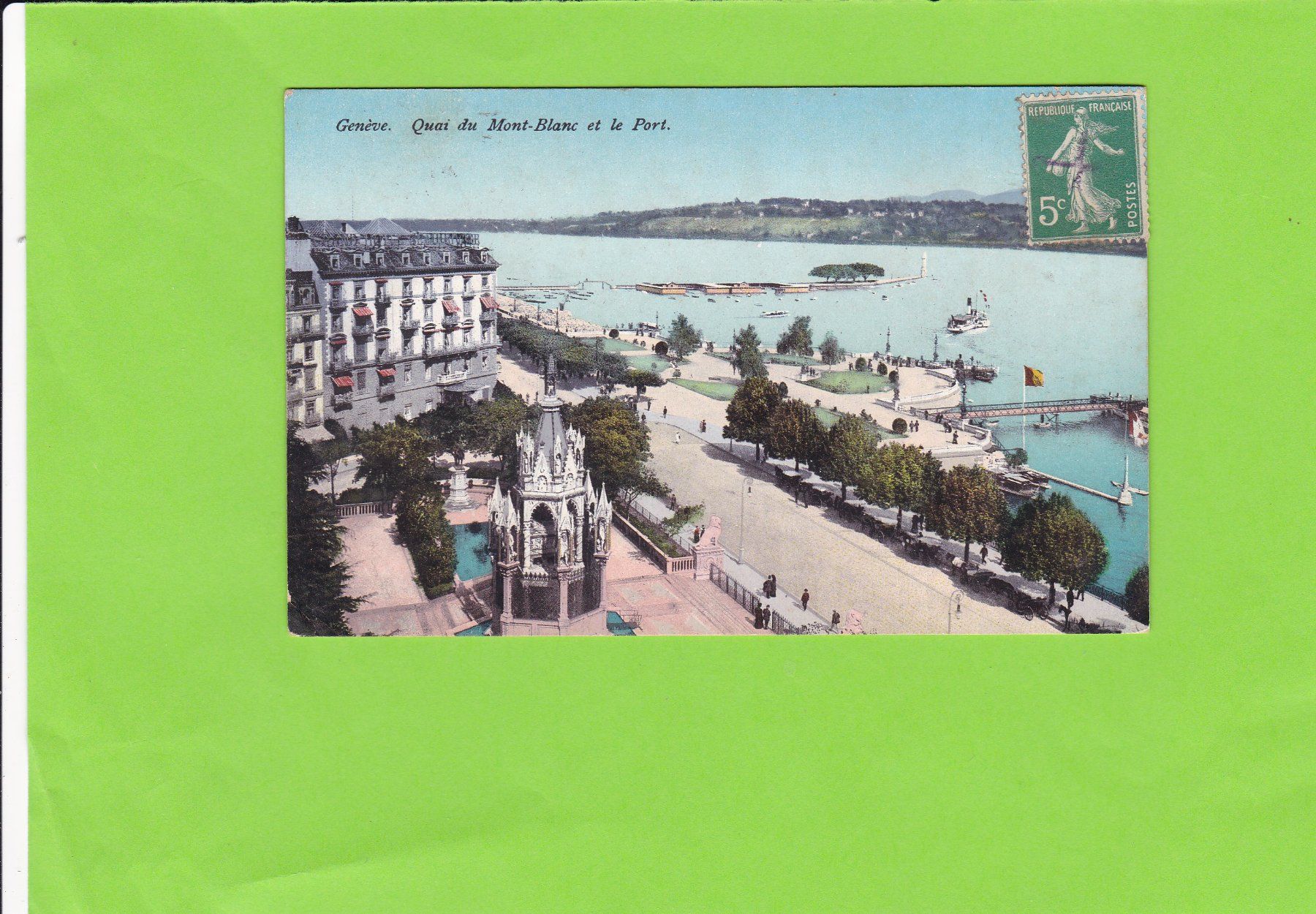 Cartoline postali: Genève-Quai – Usato da St. Peterzell venduto da neckertal