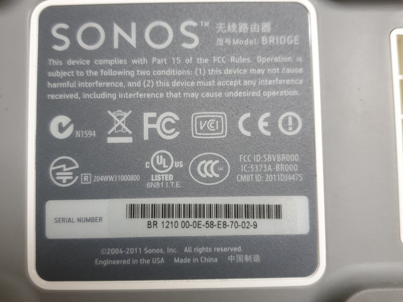 Sonos Lettore multimediale & Streamer: 2 x Sonos Bridge - ideal für Sonos-System – Usato da Ittigen venduto da Ziok187 3