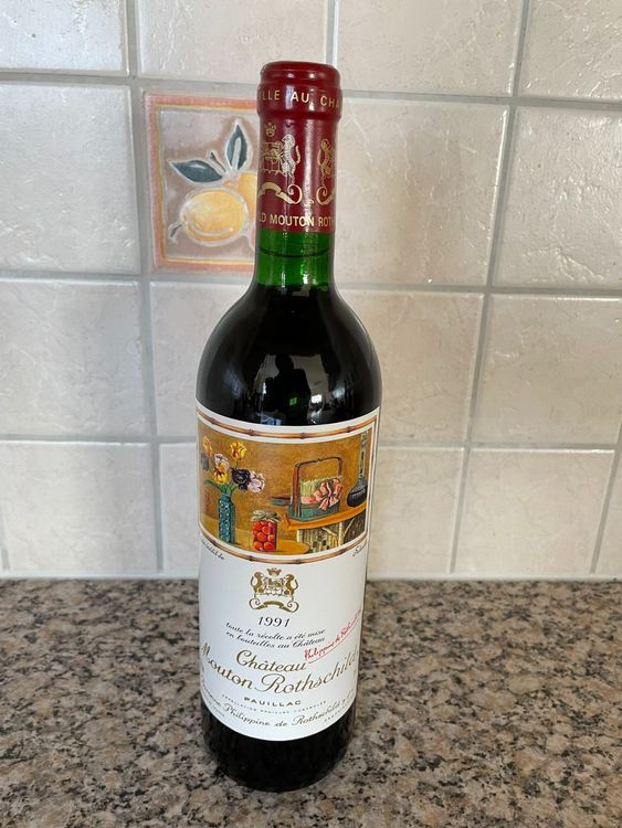 1 Bouteille Château Mouton Rothschild 1991 Kaufen Auf Ricardo