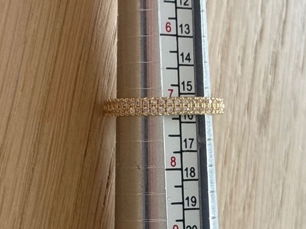 Anelli: Luxus Elegante Gr. 17/7 Ring Memoire Farbe: Gold – Nuovo (secondo la descrizione) da Biel-Bienne venduto da Roserosse13 7
