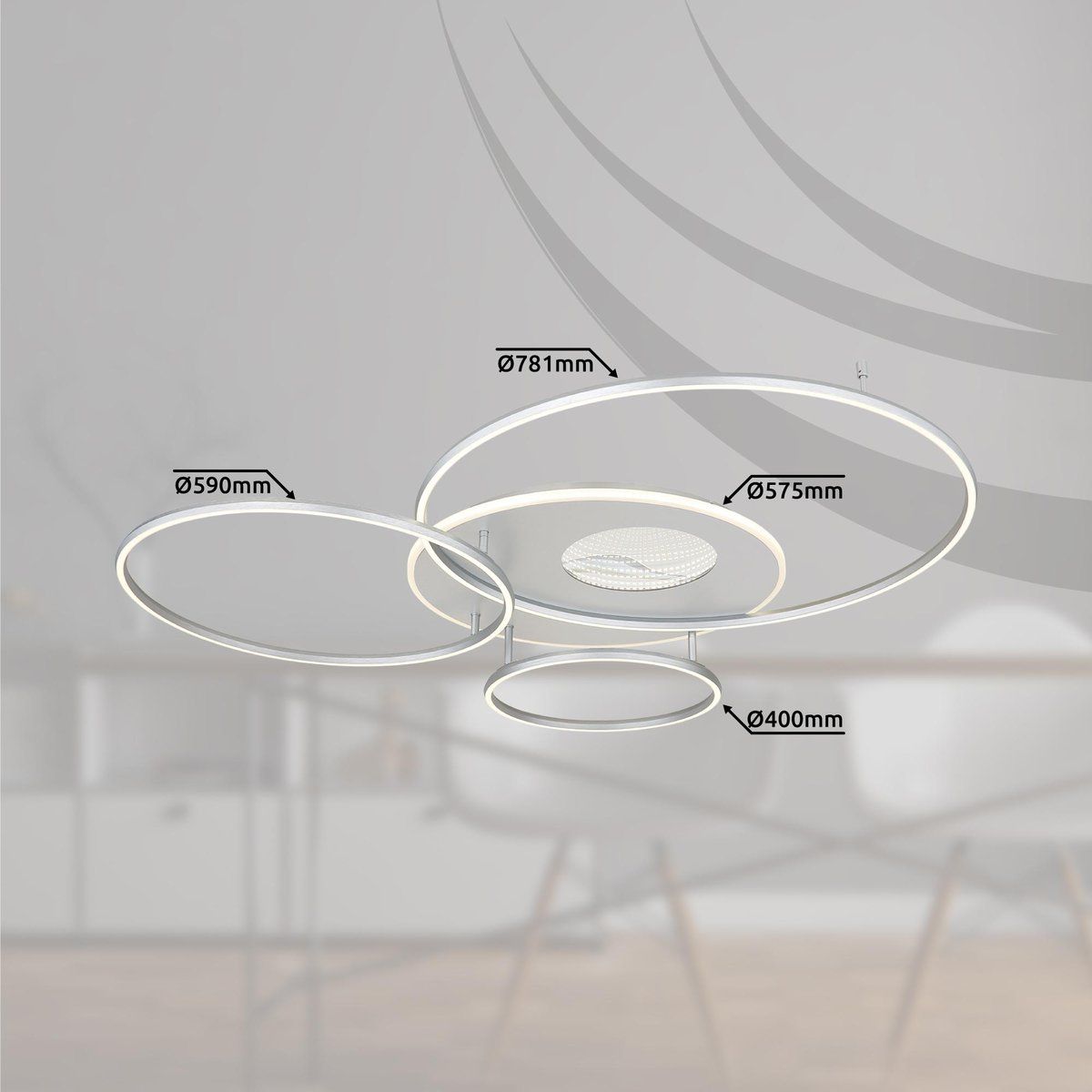 Lampadari & plafoniere: Smart Home LED Deckenleuchte 126 cm Lang – Nuovo (secondo la descrizione) da Kreuzlingen venduto da Smart-Light 2