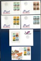 1987/200 Jahre Tourismus FDC 4er Block - Block + Ilustr. FDC