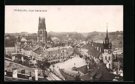AK Fribourg, Vue Generale, 1913